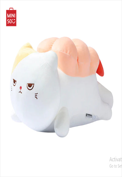 Sushi cat clearance plush toy miniso