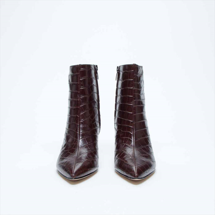 حذاء شتوي كعب عالي