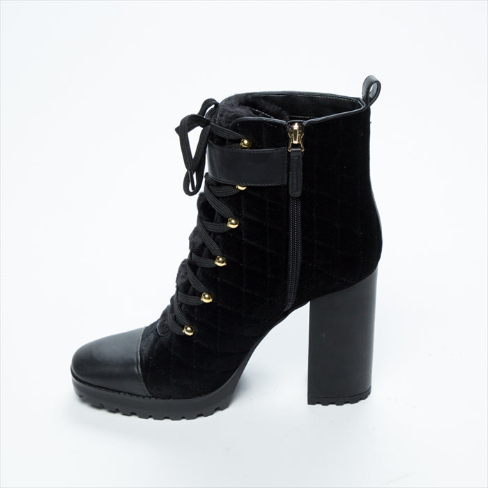 حذاء كعب شتوي