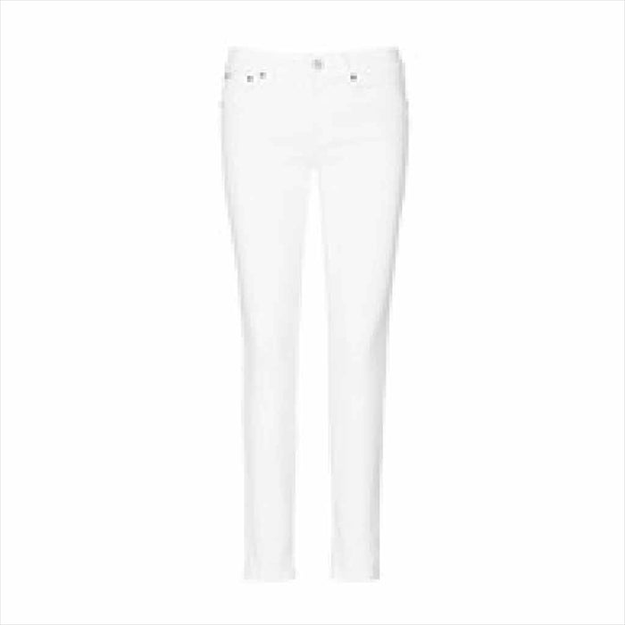 جينز أبيض ضيق