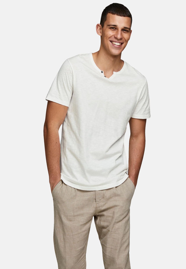 JJESPLIT NECK TEE SS NOOS
