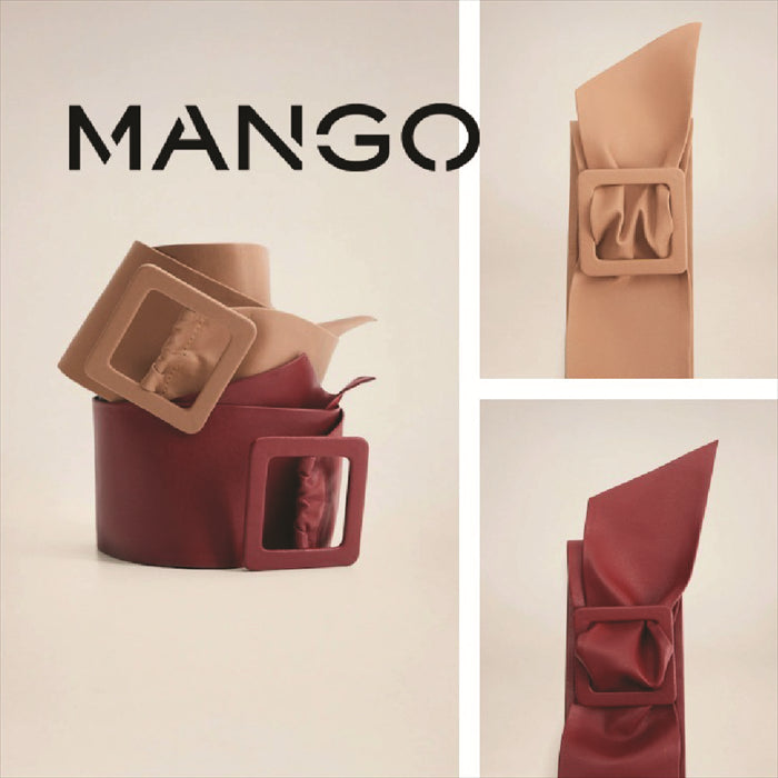 حزام بمشبك مربع