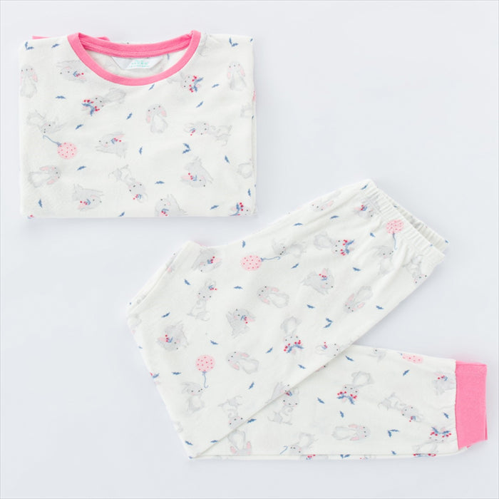 Rabbit print pajama set