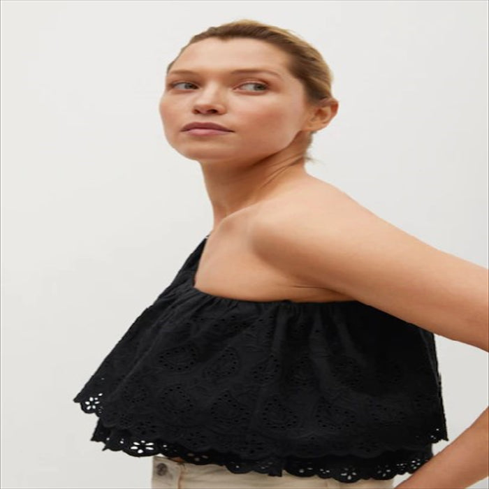 Off-the-shoulder blouse