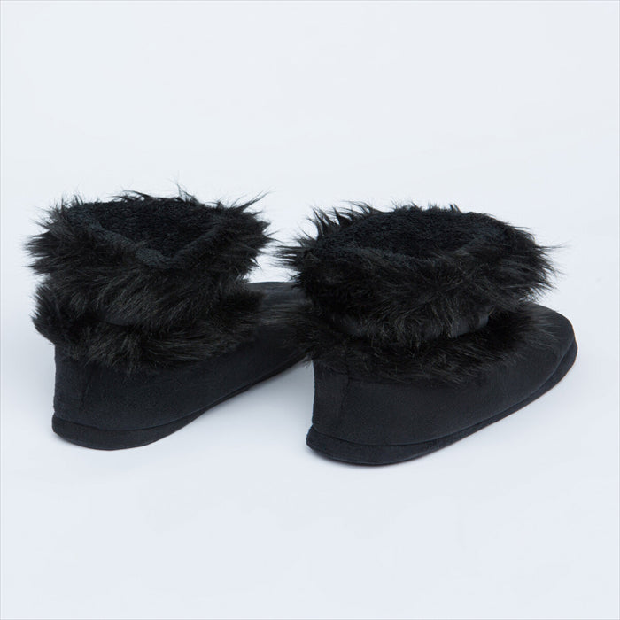 Winter home fur slippers
