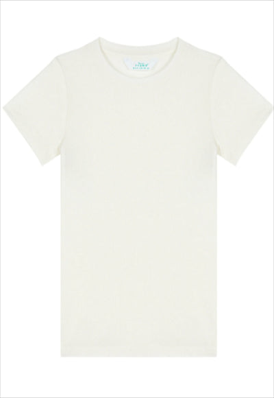 Basic Unisex Thermal T-Shirt in White 2 in 1