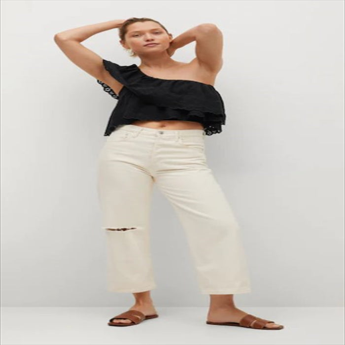 Off-the-shoulder blouse