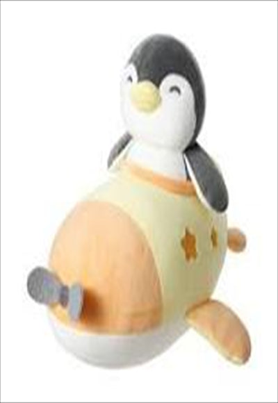 لعبة طائرة البطريق المحشوة من سلسلة السفر (أسود)