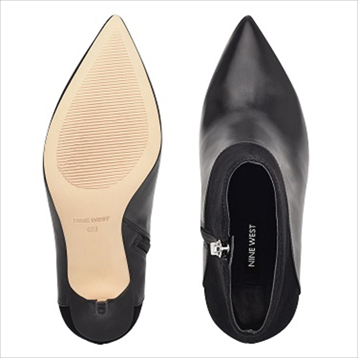 حذاء جلد بكعب