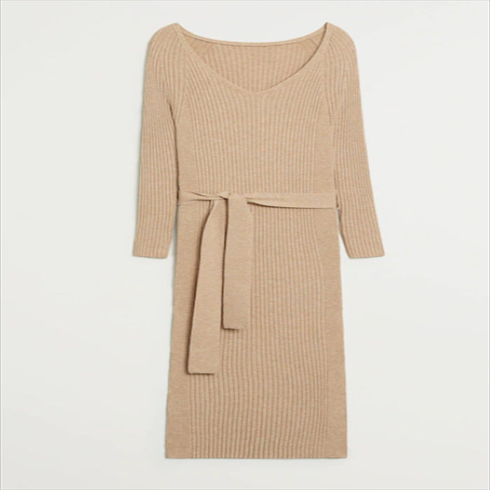 فستان صوف طويل