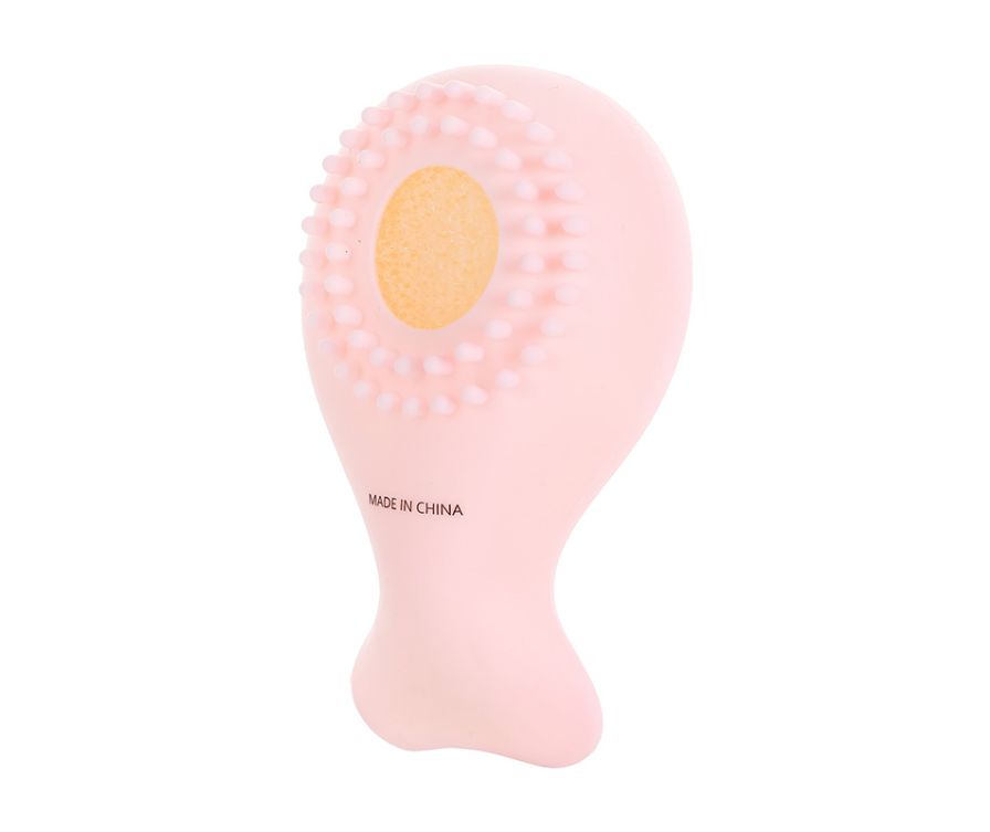 Silicone facial cleansing brush