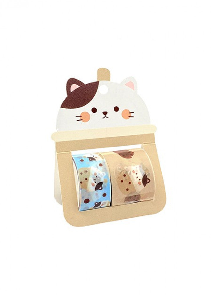 شريط لاصق من سلسلة شاي الحليب (2 بكرات)