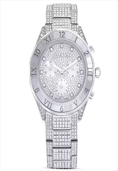 Crystal-Studded Watch