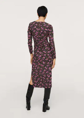 فستان بطبعة زهور