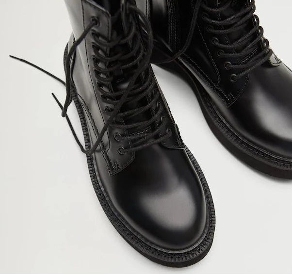 winter leather shoes