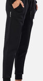 Long track pants with logo on the left side