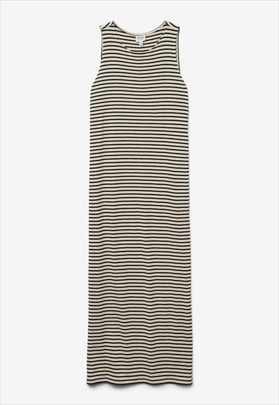 VMFIONA SL O-NECK 7/8 DRESS VMA NOOS