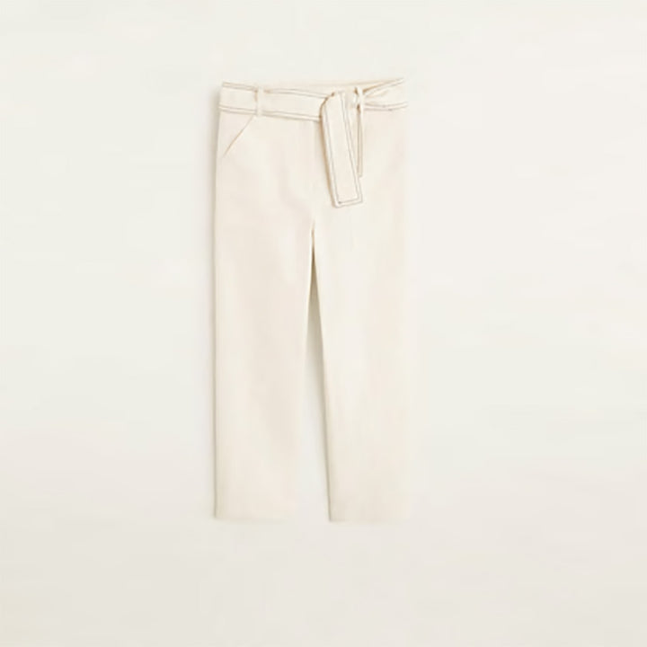 بنطال مع ربطة خصر