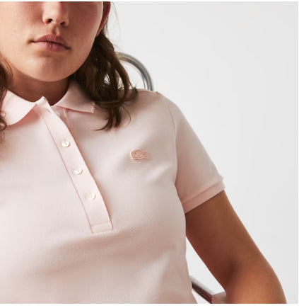 فستان بولو نسائي من قطن بيكيه المرن
