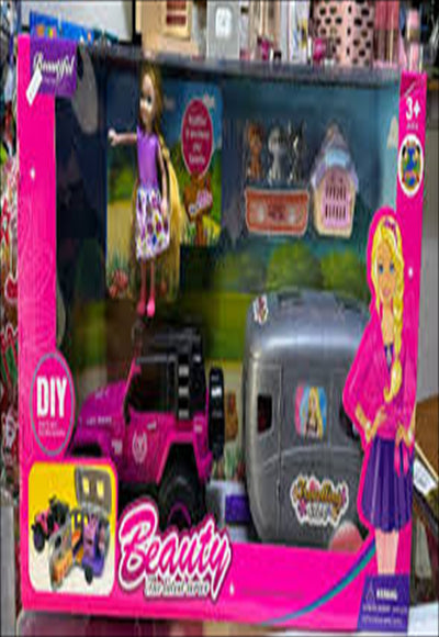 جيب تخييم مع عرباية حصان