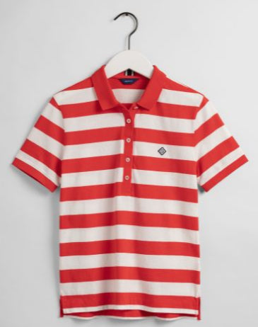 D1. BAR STRIPED SS POLO