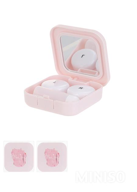 حافظة عدسات لاصقة نورديك ستايل (وردي)