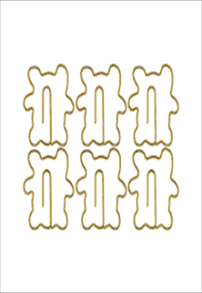 مشابك ورق لأشكال الدب الصغير - 10 عبوات (الدب الصغير)