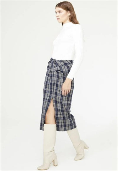 تنورة ميدي متماسكة