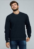 N.S-CREW NECK SWEATER-TRUE BLA