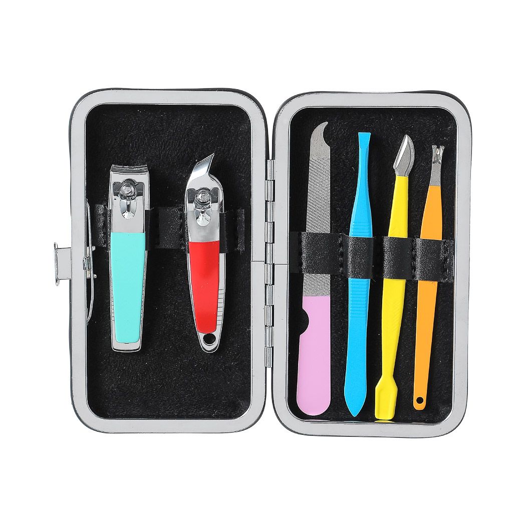 مجموعة العناية بالاظافر مع حقيبة تخزين (6 قطع)