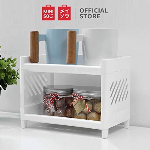 رف تخزين من طبقتين