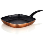 28cm  forged grill fry pan 3mm Copper