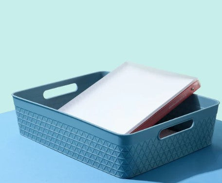 سلة تخزين منقوشة  (كبير)