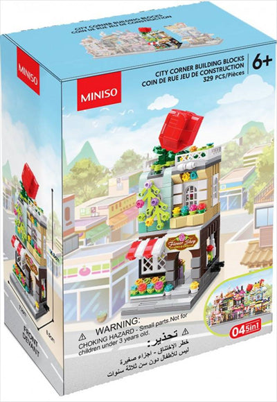 مكعبات بناء ركن المدينة (بائع الزهور 329 قطعة)