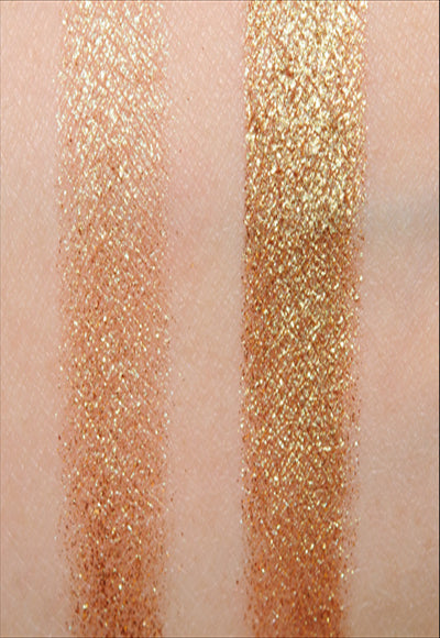 Golden eyeshadow