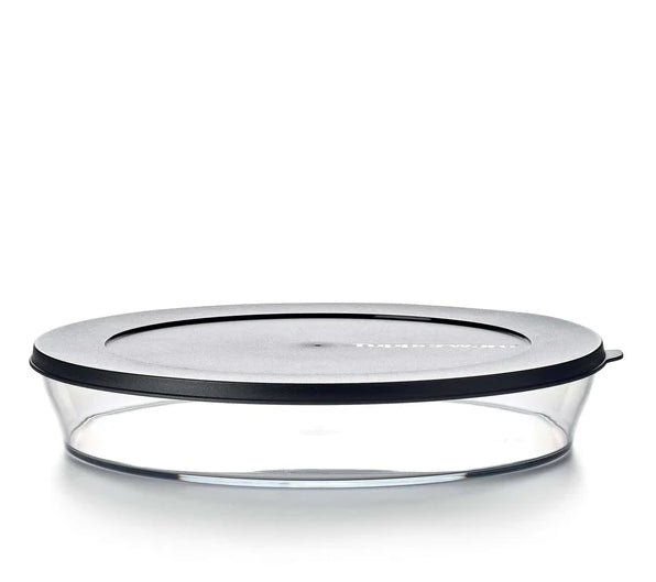 وعاء تخزين و تقديم- كلير - شفاف اسود- 2 لتر