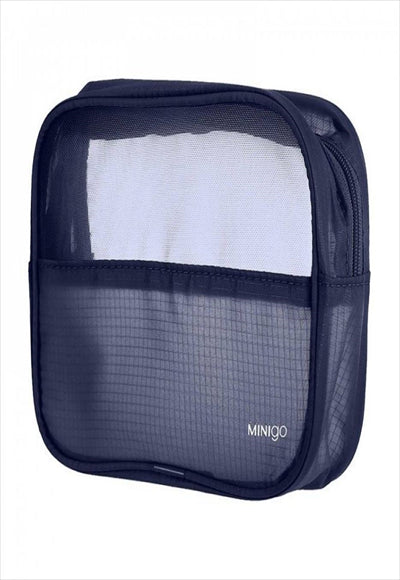 مينيجو - حقيبة تخزين ملابس 3 قطع (كحلي)
