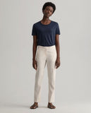 D2. STRETCH LINEN TAPERED PANTS