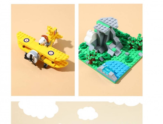 مكعبات بناء مغامرة الغابة من سنوبي أ