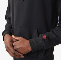 Black hoodie with the Chicago Bulls NBA team logo