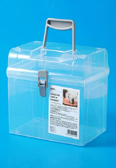 صندوق تخزين بغطاء (كبير)