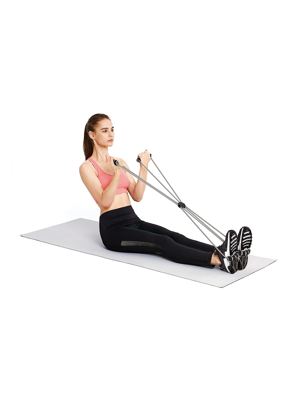 أربطة مطاطية للمقاومة الرياضية من مينيسو (رمادي)