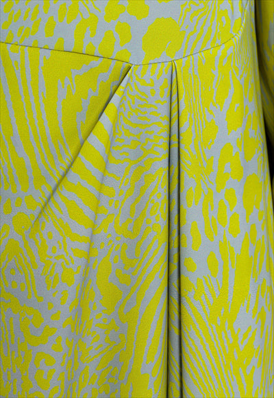 فستان منقوش