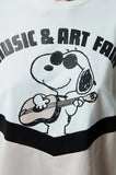 SNOOPY graphic oversized hoodie