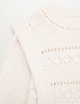 بلوزة صوف قصيرة