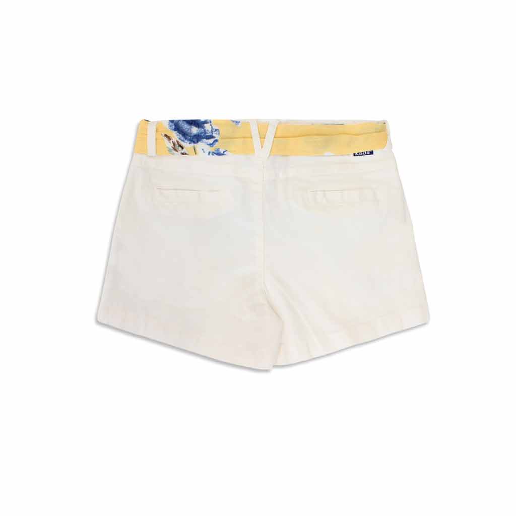 شورت مع حزام ملون