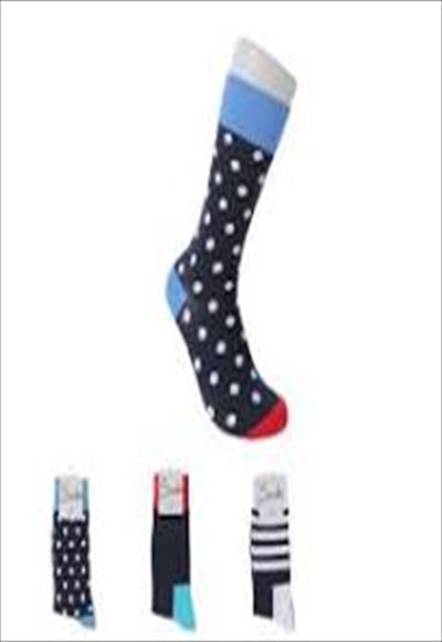 جوارب عصرية بألوان متباينة (36-40)