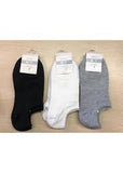 Solid color low cut women's socks