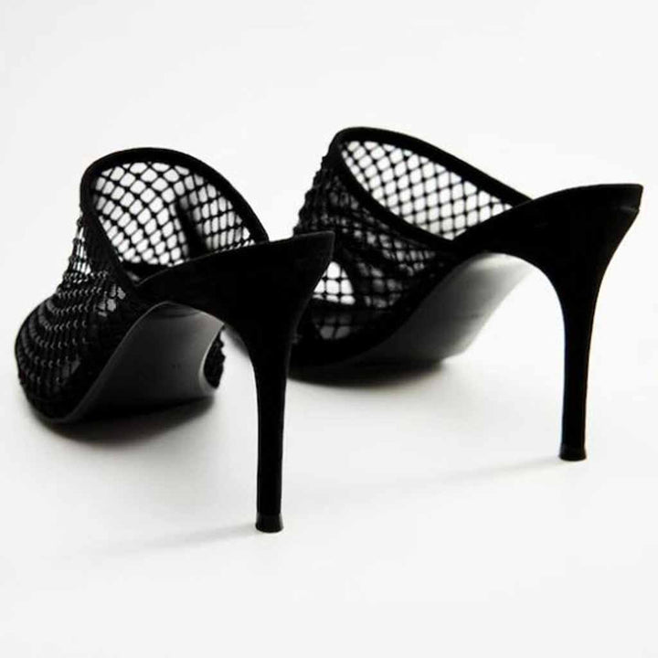 high-heeled shoes