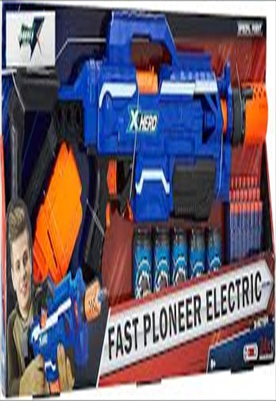 Large Blue Automatic Rifle - Fever shoot